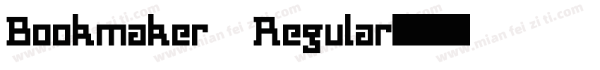 Bookmaker Regular字体转换